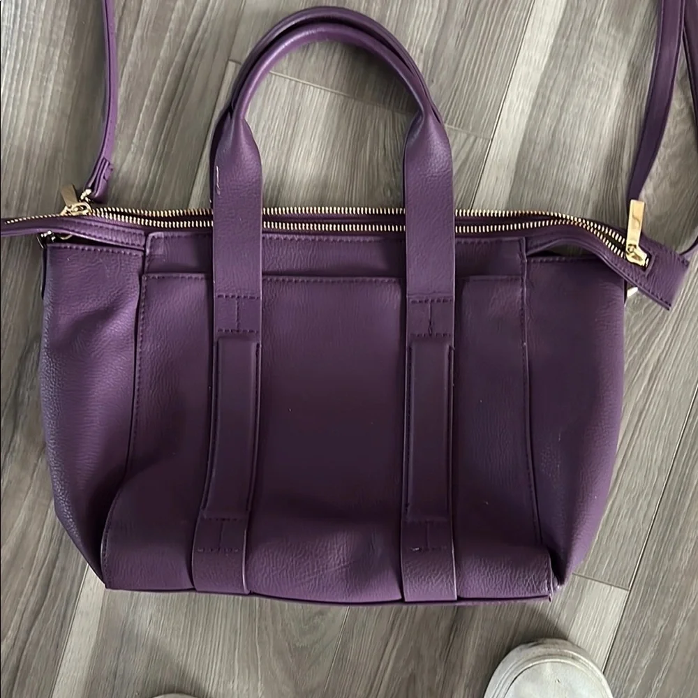 A New Day Purple Satchel with Versatile Straps - Picture 1 of 4